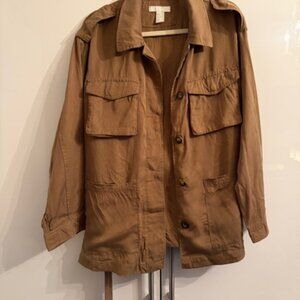 HM jacket/shirt, with belt, size 10/12, tan
